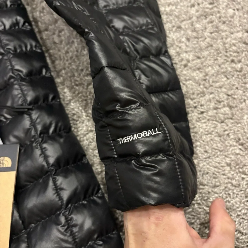 NEW The North Face Thermoball Hooded Jacket Black Men's Large L NFOA8D1N $250